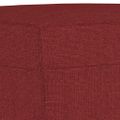vidaXL Lavička vínovo-červená 100x35x41 cm látka
