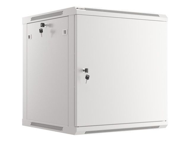 LANBERG RACKOVÁ SKRIŇA 19'' NÁSTENNÁ 12U/600X600 PRO VLASTNÚ MONTÁŽ S KOVOVÝMI DVERAMI ŠEDÁ
