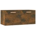 vidaXL Nástenná skrinka dymový dub 80x35x36,5 cm spracované drevo