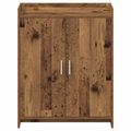 vidaXL Skriňa na topánky s úložiskom Staré drevo 73,5 x 36 x 92 cm