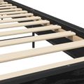 vidaXL Rám postele s čelom Čierny dub 80 x 200 cm Kompozitné drevo