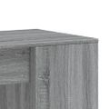 vidaXL Stôl sivý dub sonoma 102x50x75 cm kompozitné drevo