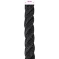 vidaXL Jutové lano 16 mm Čierna 100% Tossa juta