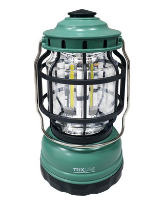 LED COB 3x3W outdoorové svietidlo na batérie TR-218R TRIXLINE zelená