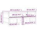vidaXL Denná posteľ s matracom voskovo hnedá 90x200cm masívna borovica