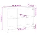 vidaXL Komoda čierna 102x37x75,5 cm kompozitné drevo