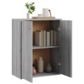 vidaXL Komoda sivý dub sonoma 60x30x75 cm spracované drevo