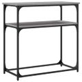 vidaXL Konzolový stolík sivý sonoma 75x35,5x75 cm kompozitné drevo