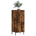 vidaXL Komoda dymový dub 34,5x34x90 cm spracované drevo