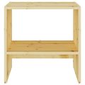 vidaXL Nočné stolíky 2 ks 40x30,5x40 cm jedľový masív