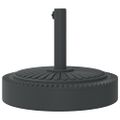 vidaXL Podstavec pod slnečník pre Ø38/48 mm tyče 25 kg kruh