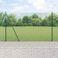 vidaXL Zvarené drôtené pletivo s betónovým základom 25 x 1,4 m Zelená
