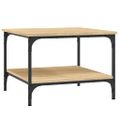 vidaXL Konferenčný stolík dub sonoma 55x55x40 cm kompozitné drevo