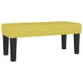 vidaXL Lavička zelená 70x30x30 cm látka