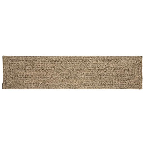 vidaXL Kusové koberce Prírodná a čierna 60 x 200 cm Juta