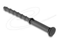 Delock - Fan anti-vibration mounting screw - silikon - cerná (balení 50)