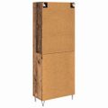 vidaXL Highboard 2 ks Staré drevo 69,5 x 34 x 180 cm Kompozitné drevo