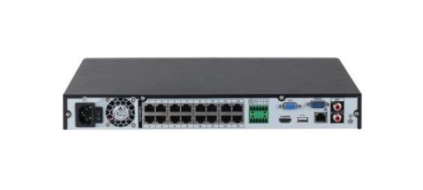 Dahua NVR4216-16P-EI NVR, 8xIP, 8Mpix, 80Mbps, H.265+, 1x HDD, 4K-HDMI, 1x LAN + 8x PoE
