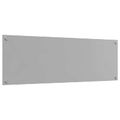 vidaXL Kuchynský obklad Svetlosivá 120 x 40 cm tvrdené sklo