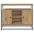 vidaXL Servírovacia skriňa Remeselný dub 100 x 35 x 80 cm