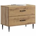 vidaXL Nočný stolík Dub artisan 62 x 34,5 x 47,5 cm Kompozitné drevo
