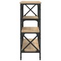 vidaXL Konzolový stolík dub sonoma 150x29x76,5 cm kompozitné drevo