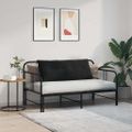 vidaXL Poduška na chrbát Čierna 120 x 50 cm Kordúrová tkanina