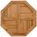vidaXL Stolová doska 70x70x2,5 cm osemuholník masívne teakové drevo