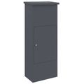 vidaXL Schránka na balíky s dverami Antracit 44,5 x 29 x 110,5 cm Oceľ
