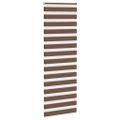 vidaXL Zebra roleta hnedá 70x200 cm šírka látky 65,9 cm polyester