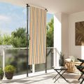 vidaXL Vonkajšia roleta žlto-biela 100x270 cm látka a oceľ