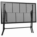 vidaXL Skladací sieťovinový stôl 120x60x72 cm oceľový antracitový