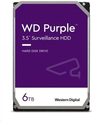 WD Purple/6TB/HDD/3.5''/SATA/5400 RPM/3R