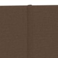 vidaXL Nástenné panely 12 ks hnedé 90x15 cm látka 1,62 m²