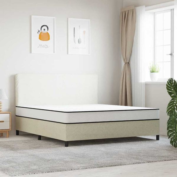 vidaXL Bonnell pružinový matrac stredne tvrdý 200x200 cm King Size