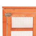vidaXL Králikáreň 183x90x46,5 cm masívne jedľové drevo