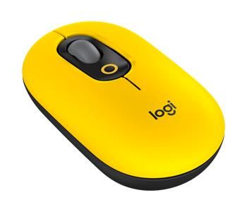 Logitech myš POP - červenožltá/optická/ 4 tlačidlá/bezdrátová/Bluetooth/4000dpi