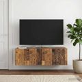 vidaXL Nástenná TV skrinka Nástenný Staré drevo 99 x 41 x 30 cm
