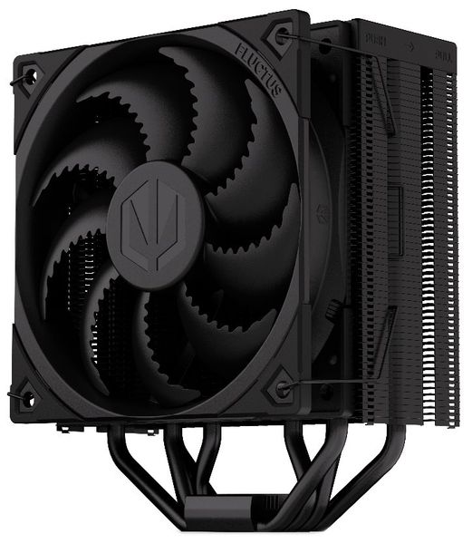 Endorfy chladič CPU Fera 5 Black / ultratichý/ 120mm fan/ 4 heatpipes / PWM / pre Intel i AMD / čierny Chladič, pre CPU, pre Intel i AMD, socket 1700, 1200, 115x, AM3(+), AM2(+), FM2(+), FM1, AM4, AM5, 220W TDP, 120mm ventilátor, 4