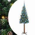 vidaXL Úzky vianočný stromček Zelená 150 cm