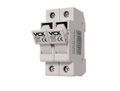 Pojistkový odpojovač VCX CFPV-32, 2P, 32 A, 1 kV, na DIN lištu