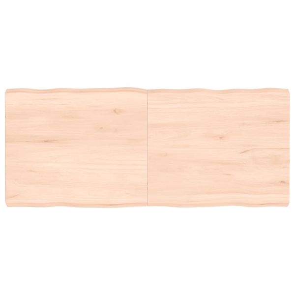 vidaXL Stolová doska 140x60x(2-6) cm neošetrený masív živé hrany