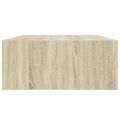 vidaXL Zásuvkové police nástenné 2 ks dubové 40x23,5x10 cm MDF