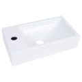 vidaXL Umývadlo 400x220x90 mm SMC biele