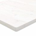 vidaXL Stolová doska, biela 110x55x2,5 cm, borovicový masív