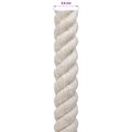 vidaXL Jutové lano 36 mm Biela 100% Tossa juta