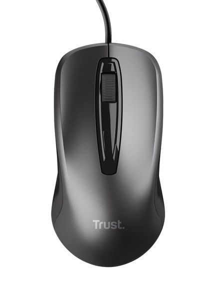 TRUST BASICS/Kancelárska/Optická/1 200 DPI/Drôtová USB/Čierna