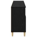 vidaXL Komody 3 ks Čierny dub 60 x 35 x 70 cm Kompozitné drevo