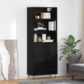 vidaXL Highboard 2 ks Čierny dub 69,5 x 34 x 180 cm