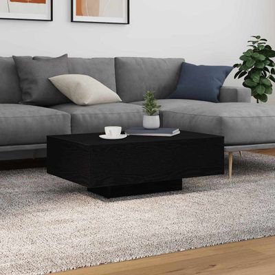 vidaXL Konferenčný stolík Čierny dub 85 x 55 x 31 cm Kompozitné drevo
